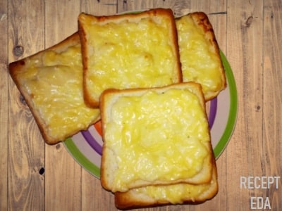 бутерброды на сковороде с сыром
