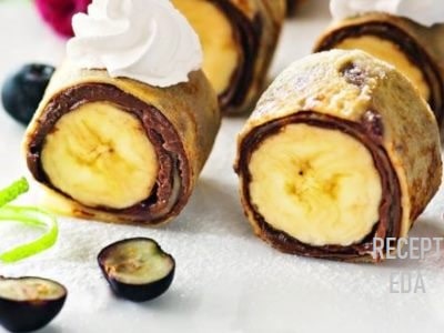 десерт из банана и шоколада без выпечки