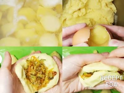 картофельные зразы с капустой сформируйте