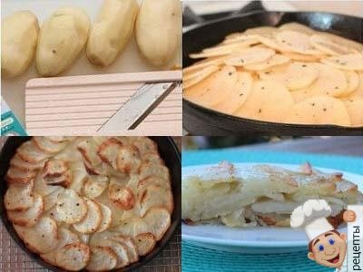 картошка в сливках в духовке