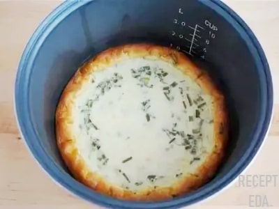 пирог с луком в мультиварке рецепт