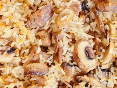 рис со свининой в духовке