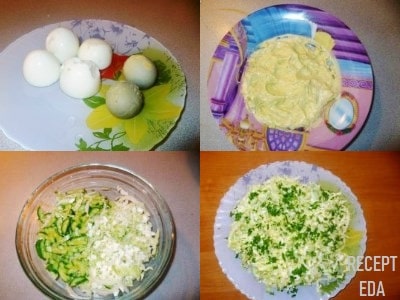 салат из капусты с яйцом и огурцом рецепт