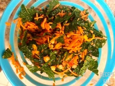 салат из кресс-салата с морковью
