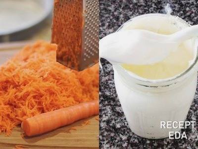 салат из свежей моркови со сметаной