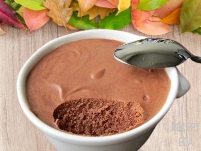 шоколадный мусс из какао
