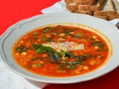 Суп с фасолью консервированной, рецепт