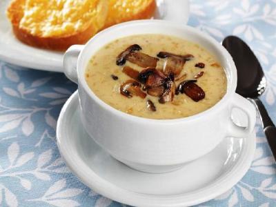 Суп с грибами и плавленным сыром, рецепт