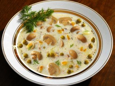 Курино грибной суп, рецепт