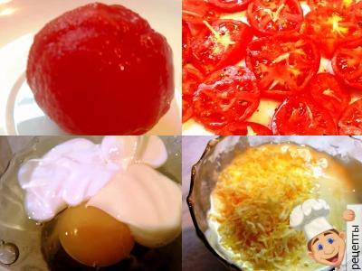 помидоры в кляре с сыром